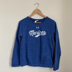under armour | fleece lined US Marines sweatshirt